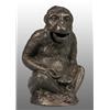 Image 1 : Cast Iron Chimpanzee Seated Mechanical Bank.