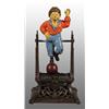 Image 1 : Cast Iron Boy on Trapeze Mechanical Bank.