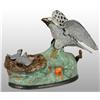 Image 1 : Cast Iron Eagle & Eaglets Mechanical Bank.