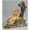 Image 1 : Cast Iron Lion & 2 Monkeys Mechanical Bank.