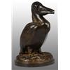 Image 1 : Cast Iron Pelican with Mammy Mechanical Bank.