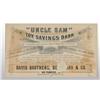 Image 2 : Uncle Sam Mechanical Bank Trade Card.