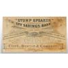 Image 2 : Stump Speaker Mechanical Bank Trade Card.