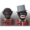 Lot of 2: Cast Iron Jolly Mechanical Banks.