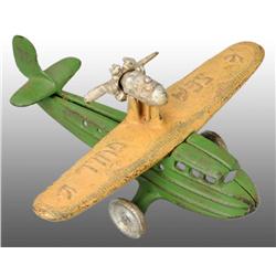 Cast Iron Arcade Seagull Airplane Toy.