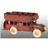 Image 1 : Cast Iron Arcade Double Decker Bus Toy.