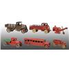 Image 1 : Lot of 6: Cast Iron Vehicle Toys.