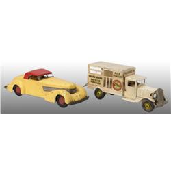 Lot of 2: Pressed Steel Vehicles.
