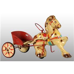 Metal Pony Pedal Cart Toy.