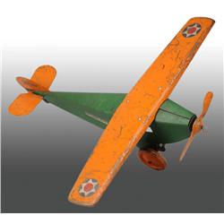 Pressed Steel Steelcraft Army Scout Plane Toy.