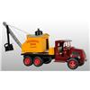Pressed Steel Mack Bulldog Steam Shovel Truck Toy.