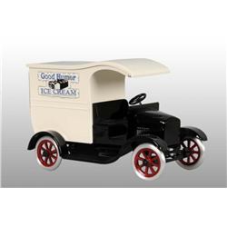 Pressed Steel Flivver Ice Cream Seat Cab Van Toy.