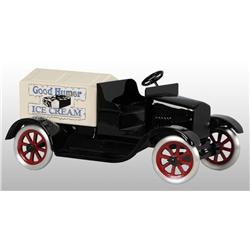 Pressed Steel Flivver Ice Cream Truck Toy.