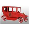 Pressed Steel Flivver CFD Fire Chief Car Toy.