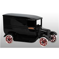 Pressed Steel Flivver Panel Delivery Van Toy.