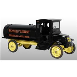 Pressed Steel Richfield Oil Tank Truck Toy.