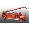 Pressed Steel Keystone Water Tower Fire Truck Toy.