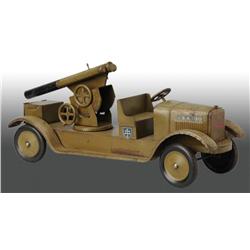 Pressed Steel Sunny Artillery Truck Toy.