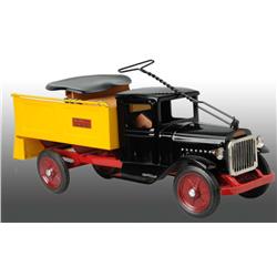 Pressed Steel Buddy L Ice Delivery Truck Toy.