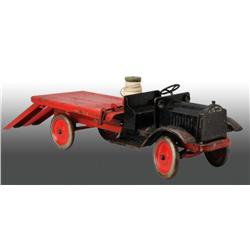 Pressed Steel Keystone Flat Bed Coaster Truck Toy.