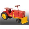 Image 1 : Pressed Steel Keystone Ride 'Em Tractor Toy.