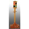 Image 1 : Wooden Homemade Folk-Art-Type Stop & Go Stoplight.