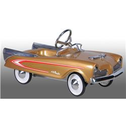 Pressed Steel Golden Jet Hawk Pedal Car.