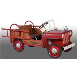 Pressed Steel Crosby Steger Fire Patrol Pedal Car.