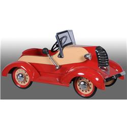 Pressed Steel Garton Lincoln Zephyr Pedal Car.
