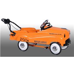 Pressed Steel Wrecker Tow Truck Pedal Car.
