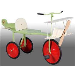 Wooden & Metal Carton Arctic Pedal Plane.