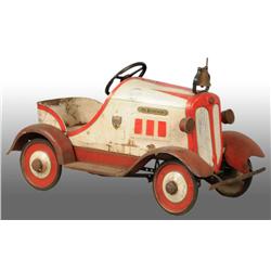 Pressed Steel Dodge Brothers Fire Chief Pedal Car.