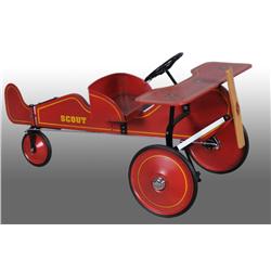 Wooden Gendron Scout Pedal Plane.