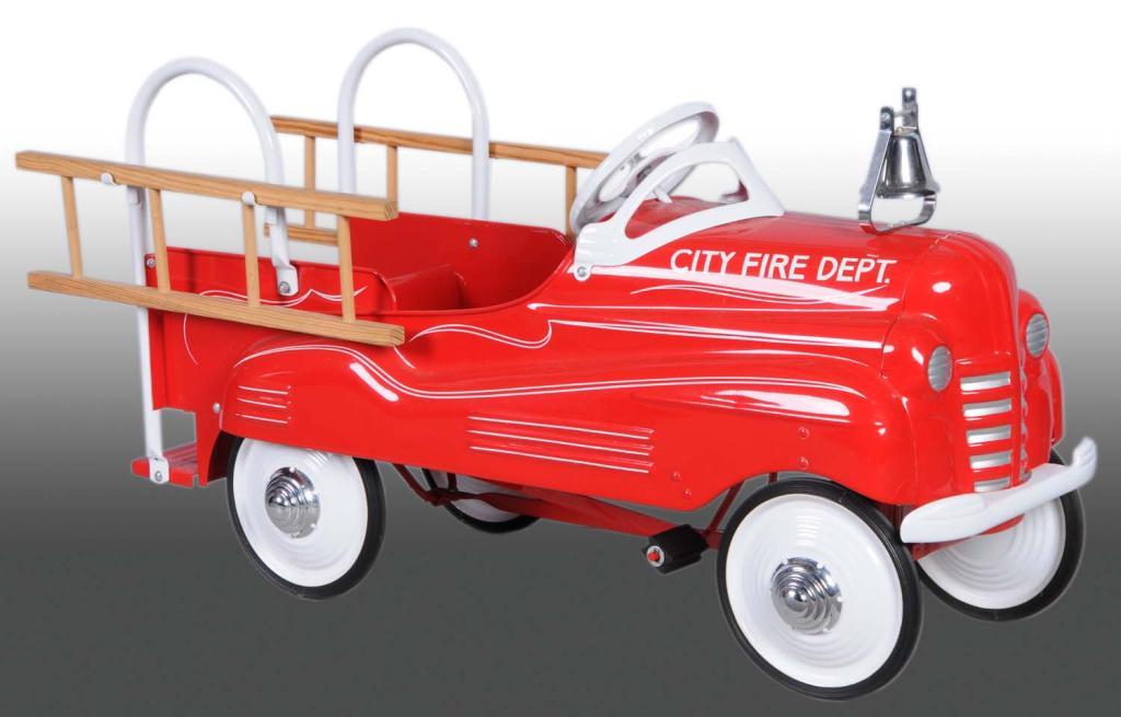 Pressed Steel Pontiac Fire Truck Pedal Car.