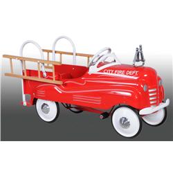 Pressed Steel Pontiac Fire Truck Pedal Car.