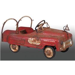 Pressed Steel BMC Fire Truck Pedal Car.
