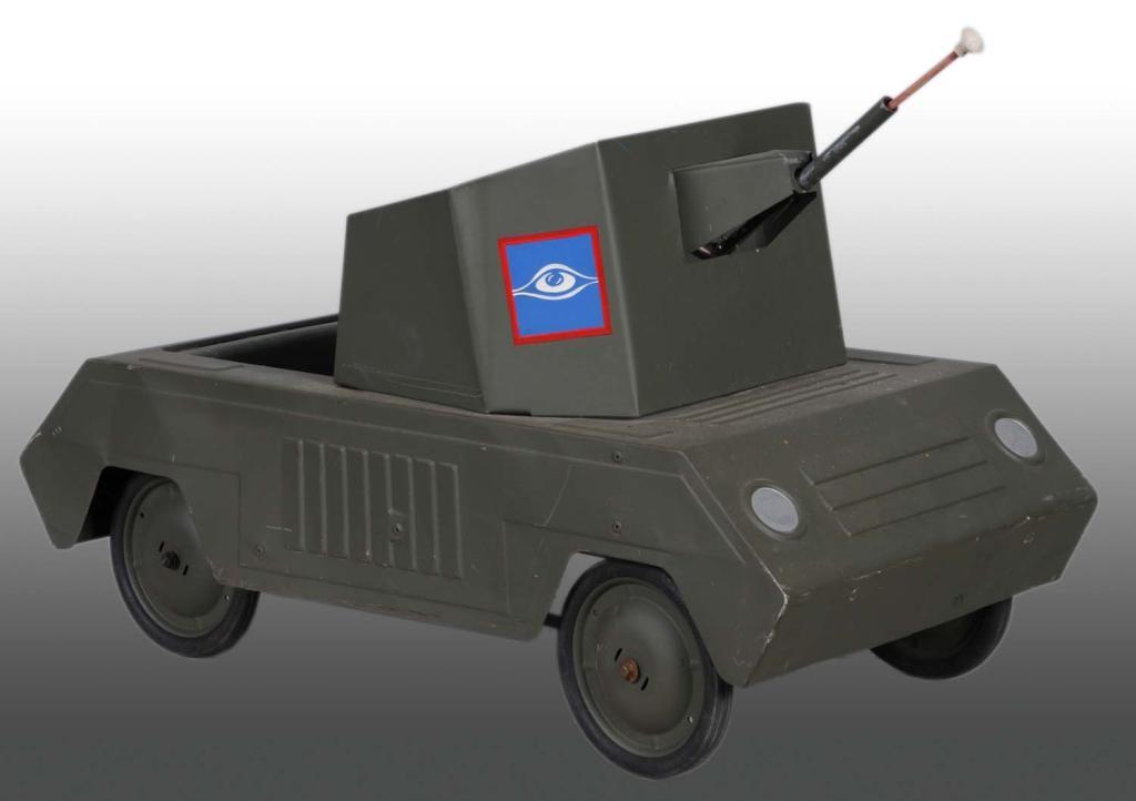 Pressed Steel Triang Tank Pedal Car.