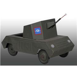 Pressed Steel Triang Tank Pedal Car.