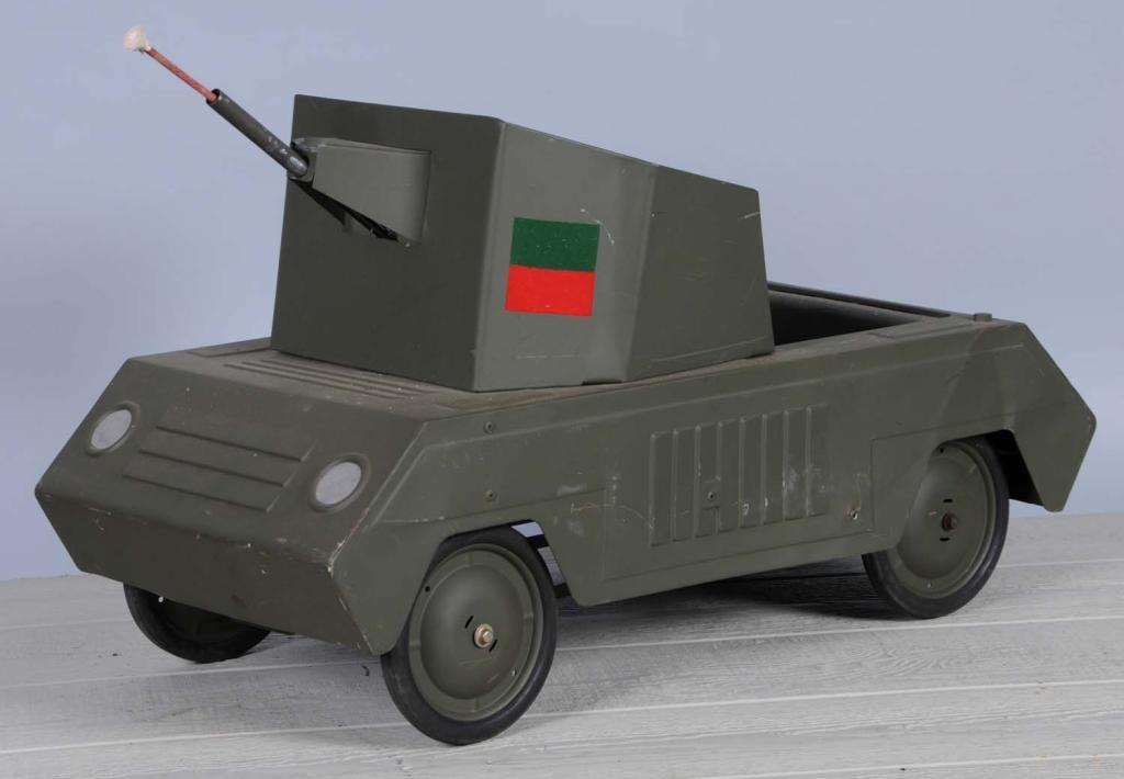 Pressed Steel Triang Tank Pedal Car.