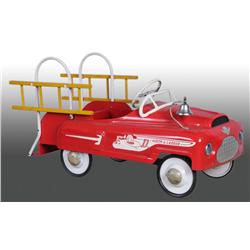 Pressed Steel AMF Hook & Ladder Truck Pedal Car.