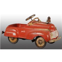 Pressed Steel Chrysler Fire Chief Pedal Car.