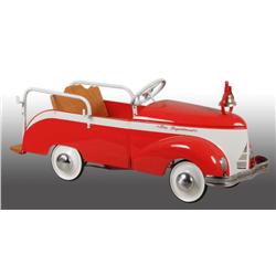 Pressed Steel Garton Fire Dept. Ladder Pedal Car.