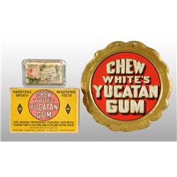 Lot of 3: White's Chewing Gum Items.