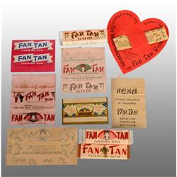 Glass Fan Tan Gum Display.