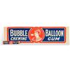 Image 1 : Cardboard Bubble Balloon Gum Sign with Gum.