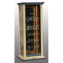 Sweet Wheat Chewing Gum Display Case.