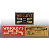 Image 1 : Lot of 3: Tin over Cardboard Wrigley's Signs.