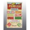 Image 2 : Framed Zeno Gum Die-Cut Sign.