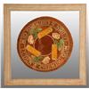 Image 1 : Felt Luden's Gum Round Sign.