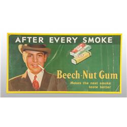 Beech-Nut After Smoking Gum Sign.